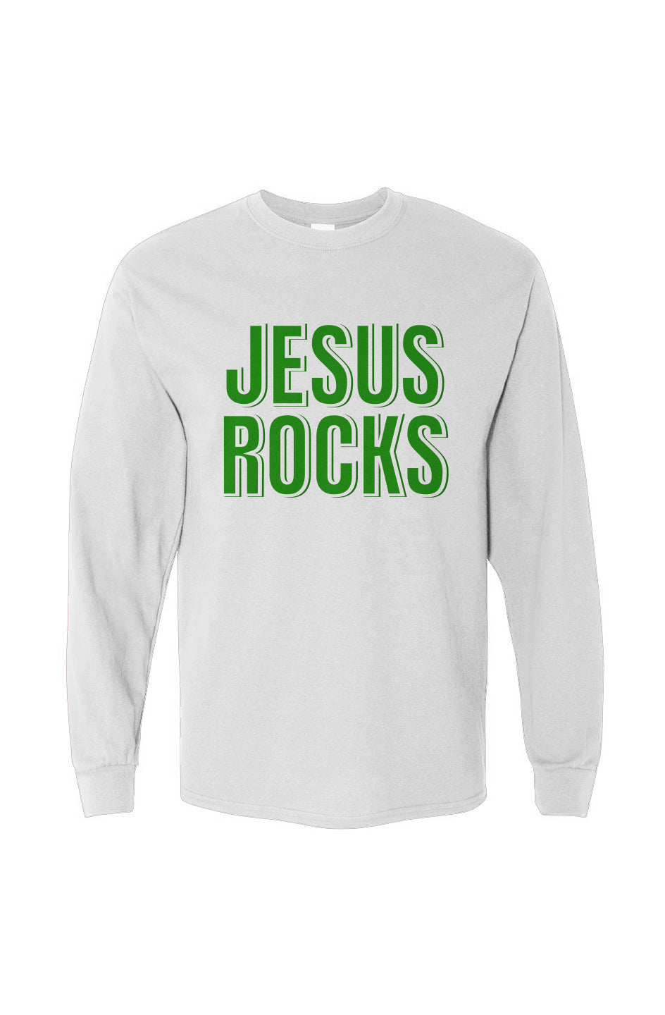 Jesus Rocks- Heavy Cotton Long Sleeve Tee