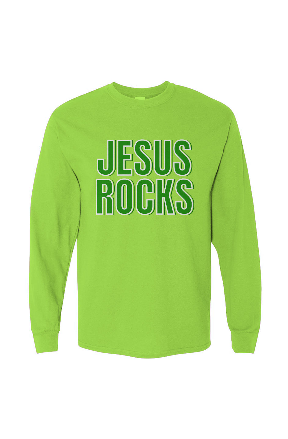 Jesus Rocks- Heavy Cotton Long Sleeve Tee