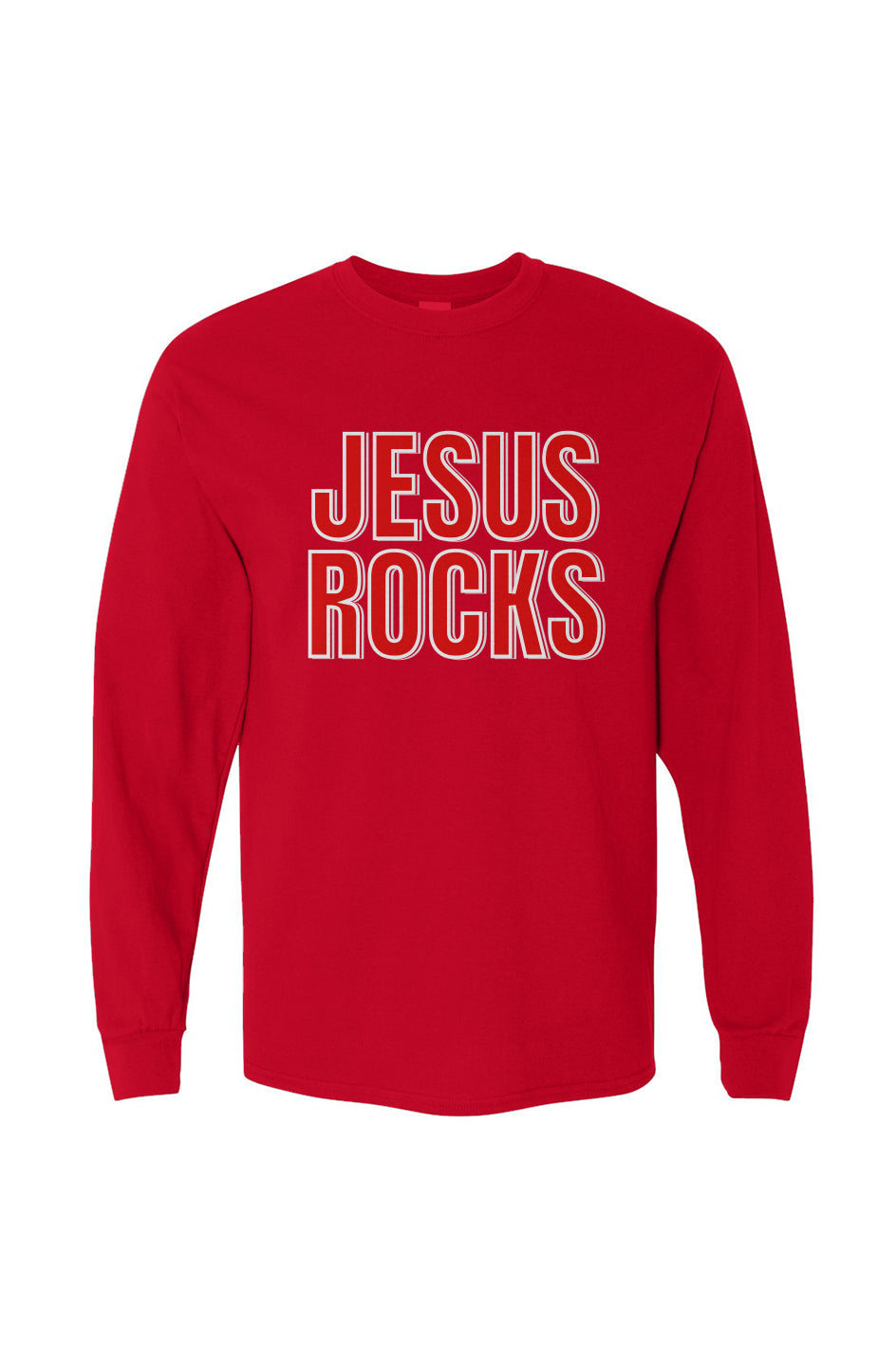Heavy Cotton  Jesus Rocks - Long Sleeve Tee