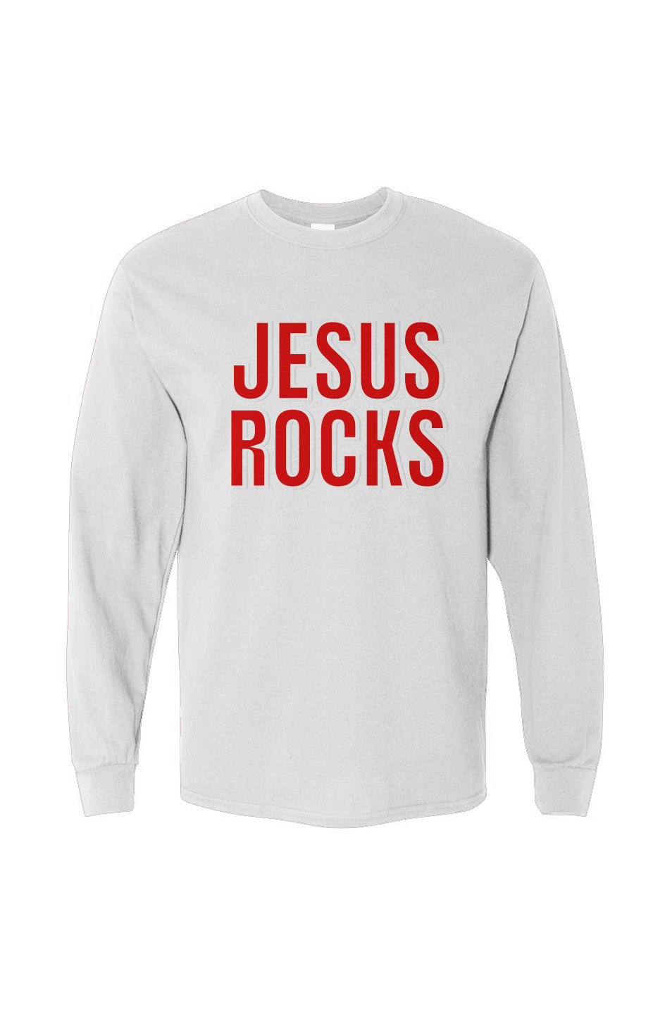 Heavy Cotton  Jesus Rocks - Long Sleeve Tee