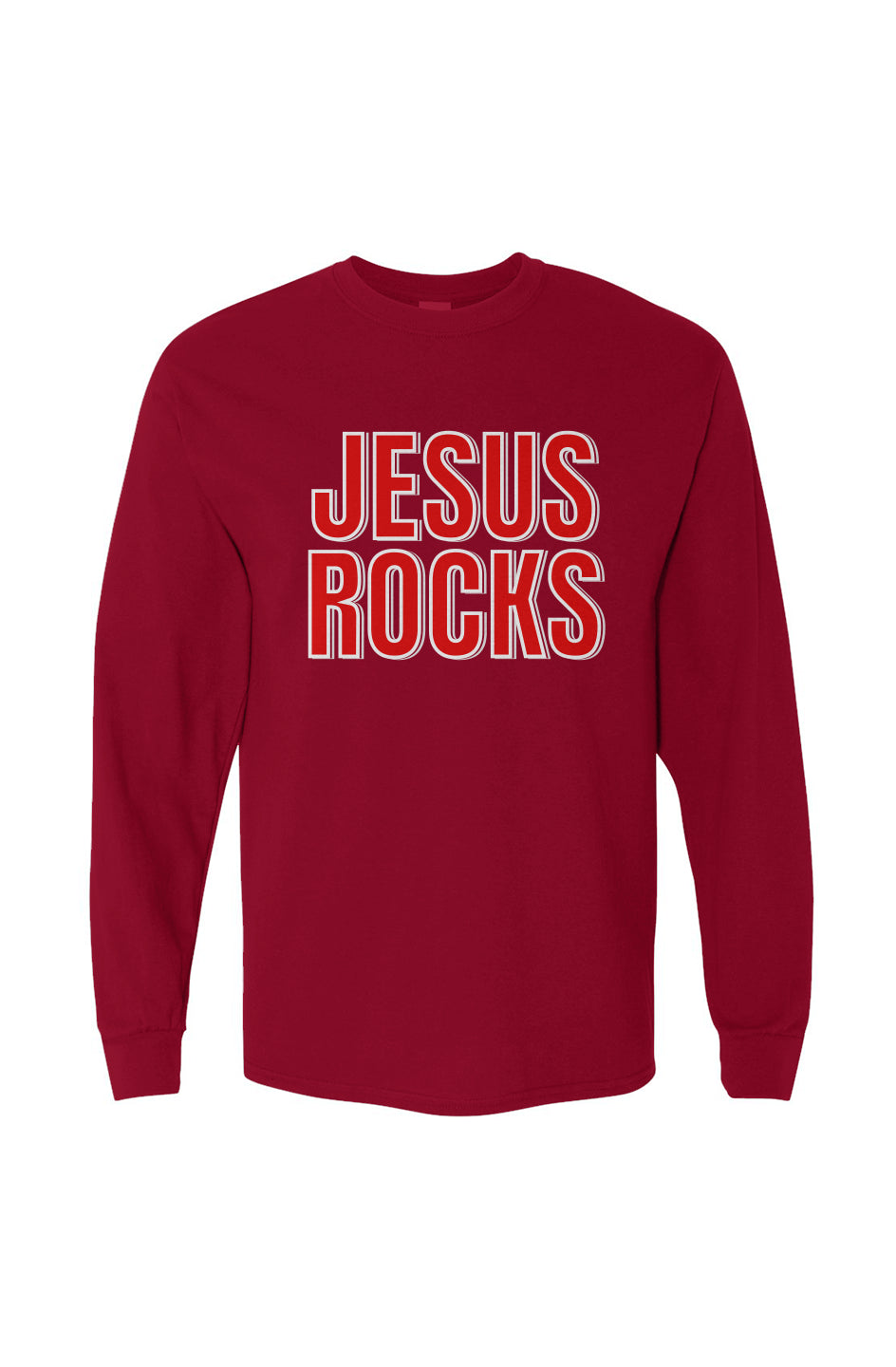 Heavy Cotton  Jesus Rocks - Long Sleeve Tee
