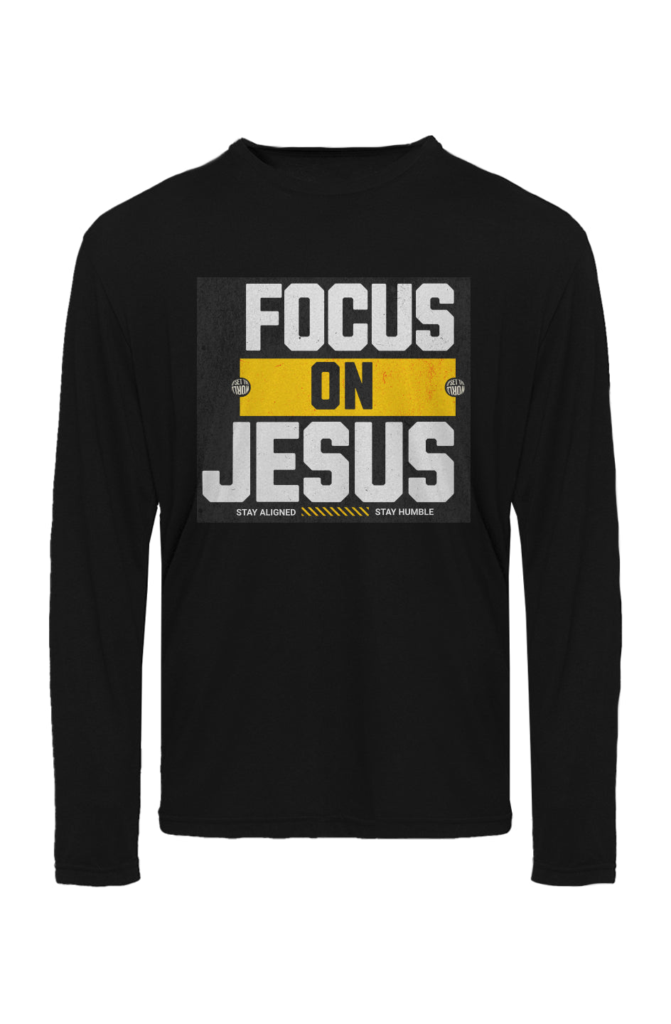 Focus on Jesus Men's -Triblend Long Sleeve T-Shirt
