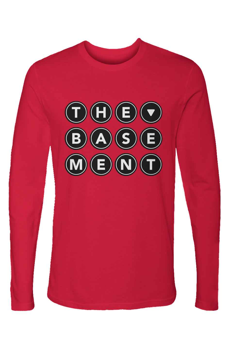 Cotton Long Sleeve Crew  -The classic Basement