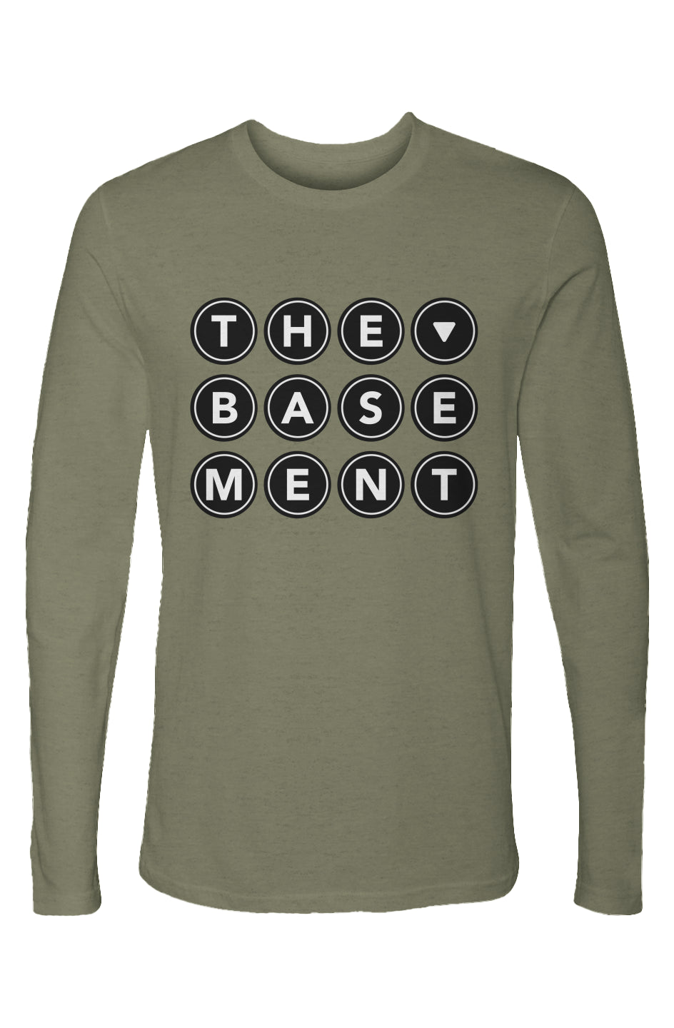 Cotton Long Sleeve Crew  -The classic Basement