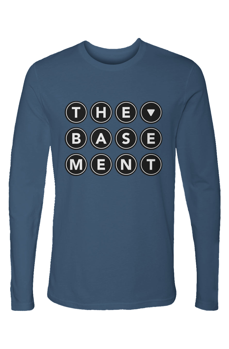 Cotton Long Sleeve Crew  -The classic Basement
