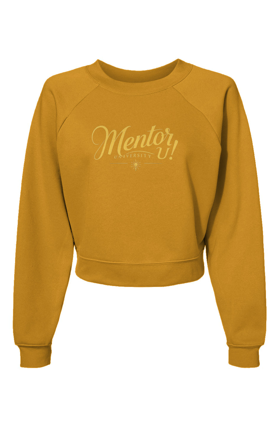 Mentor U! -Womens Raglan Pullover Fleece Sweatshirt