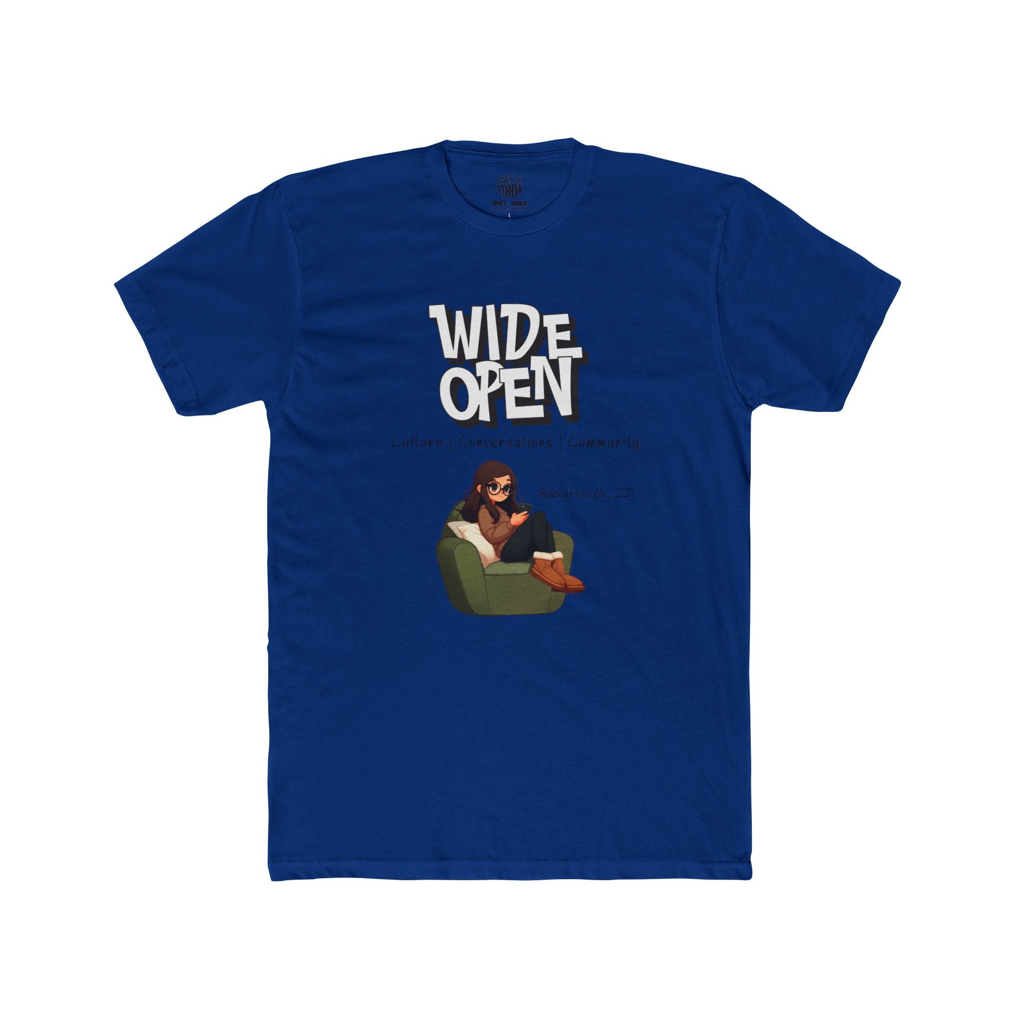 Wide Open TEAM Unisex Cotton Crew Tee -  JULIANA