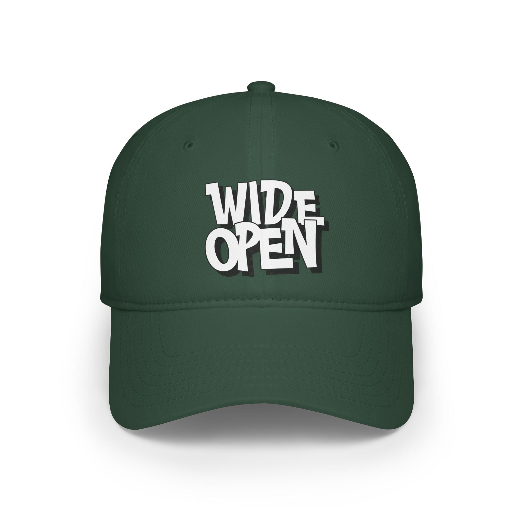 Wide Open Low Profile Baseball Cap,
