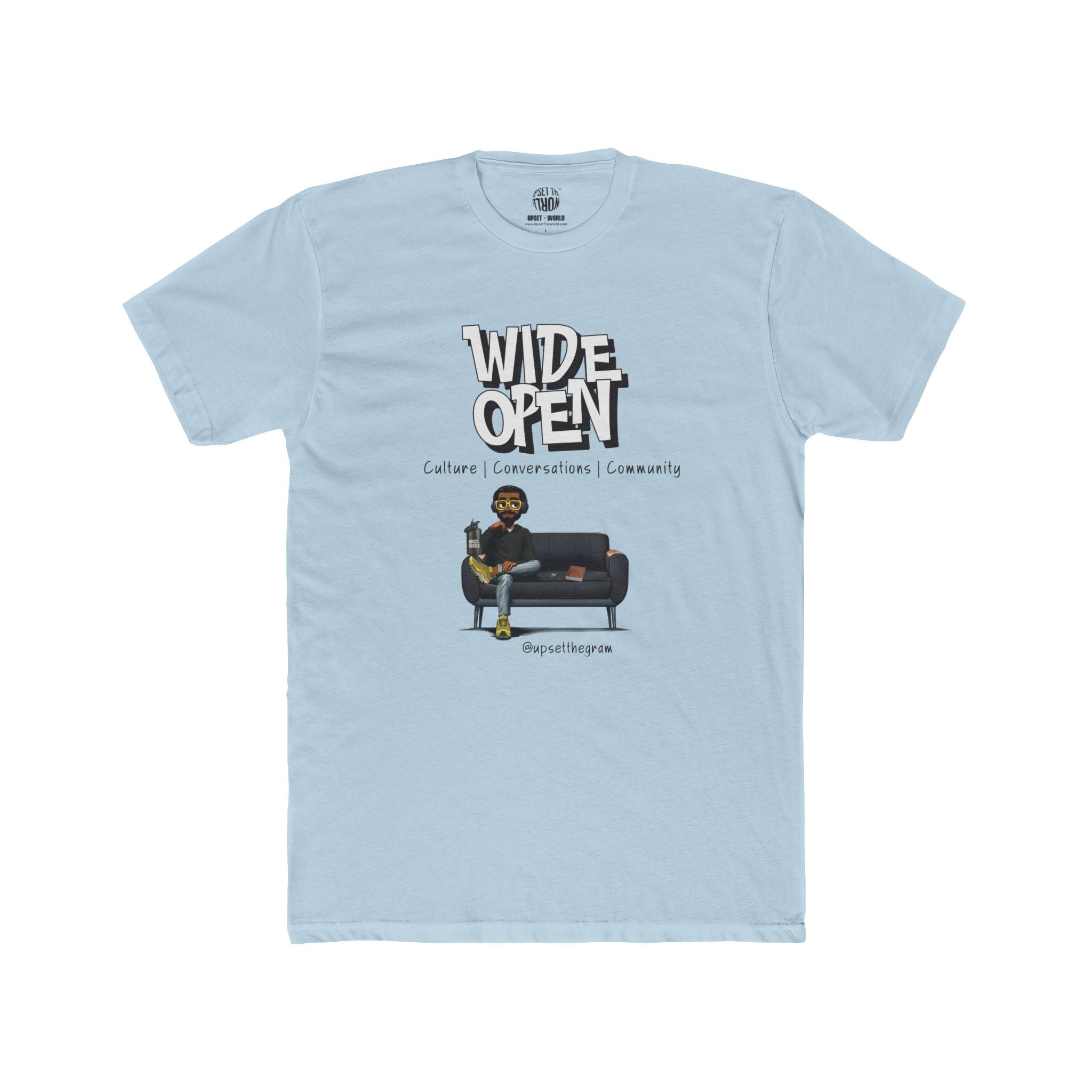 Wide Open Unisex Cotton Crew Tee  - Tim  Ross