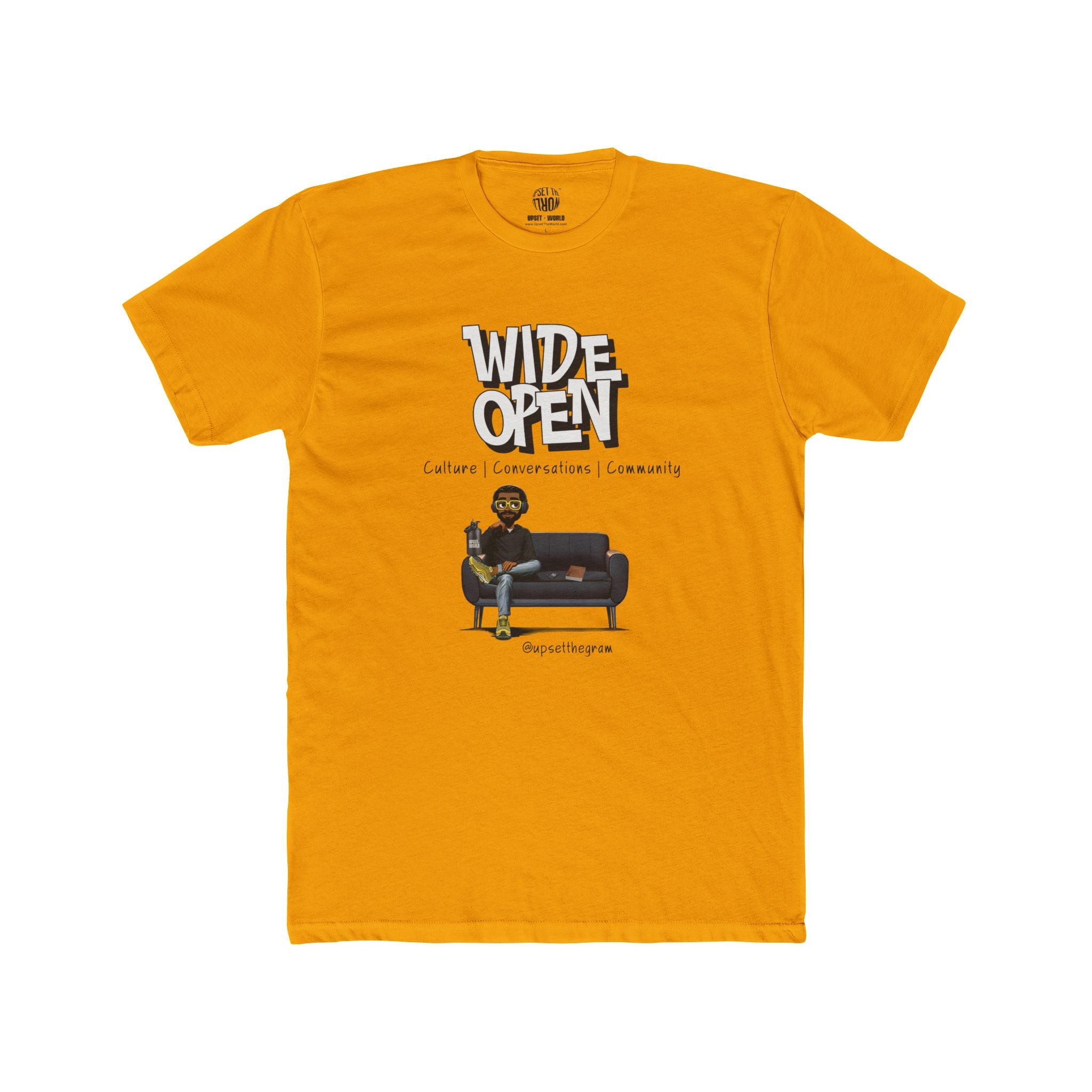 Wide Open Unisex Cotton Crew Tee  - Tim  Ross