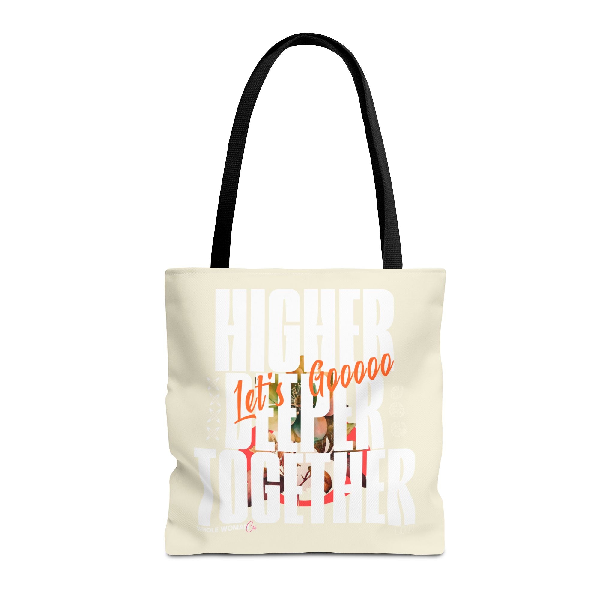 Higher Together Inspirational Tote Bag, Multiuse Carryall