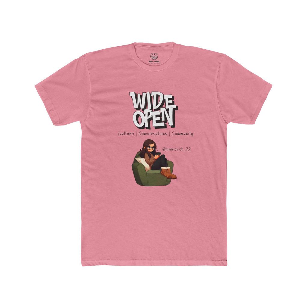 Wide Open TEAM Unisex Cotton Crew Tee -  JULIANA