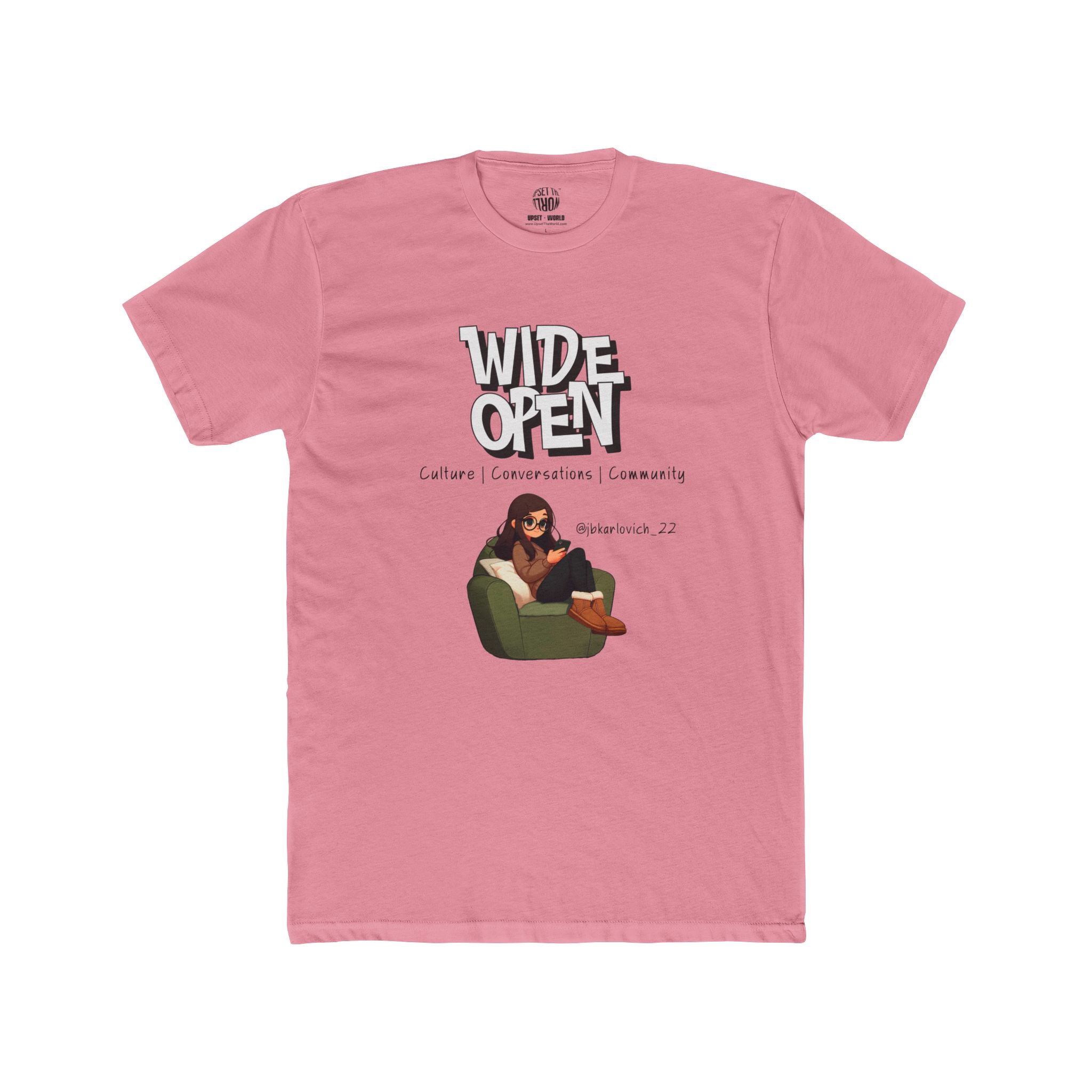 Wide Open TEAM Unisex Cotton Crew Tee -  JULIANA