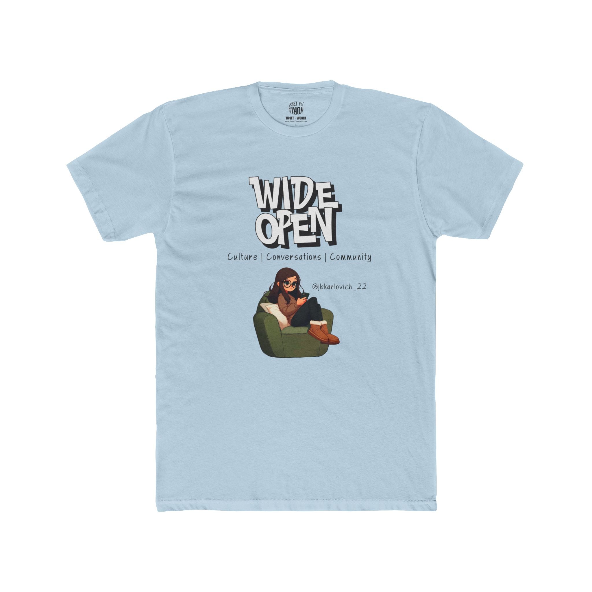 Wide Open TEAM Unisex Cotton Crew Tee -  JULIANA