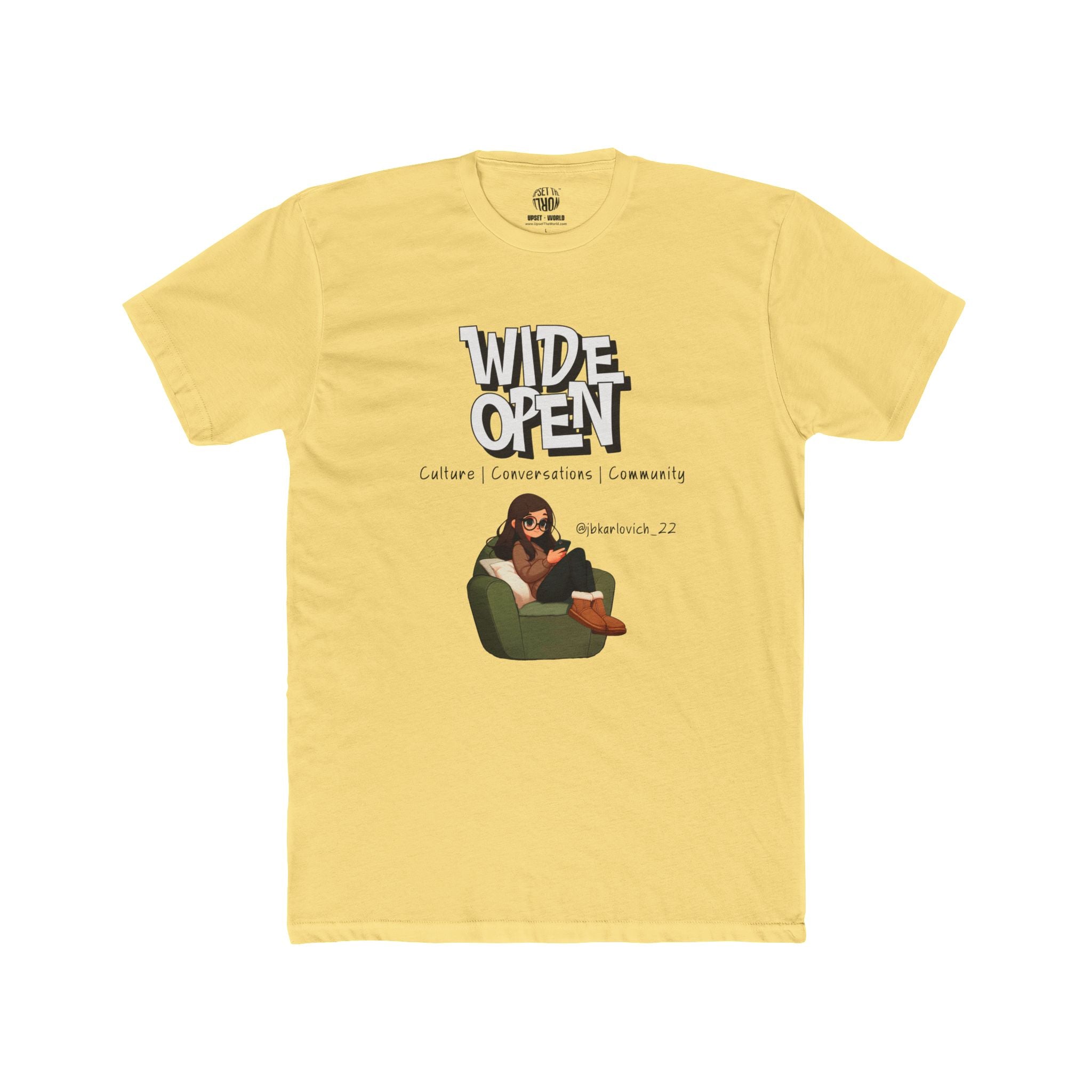 Wide Open TEAM Unisex Cotton Crew Tee -  JULIANA