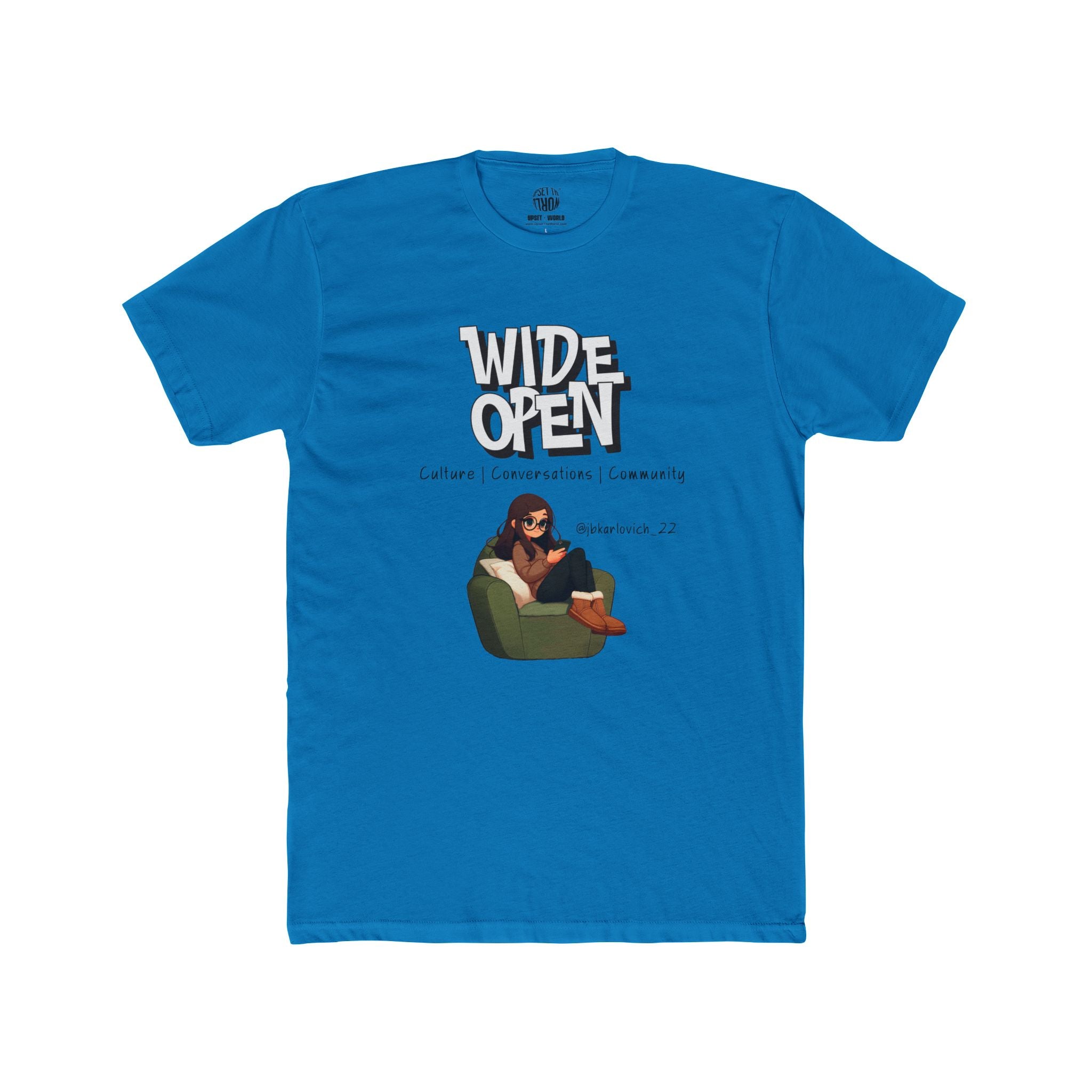 Wide Open TEAM Unisex Cotton Crew Tee -  JULIANA