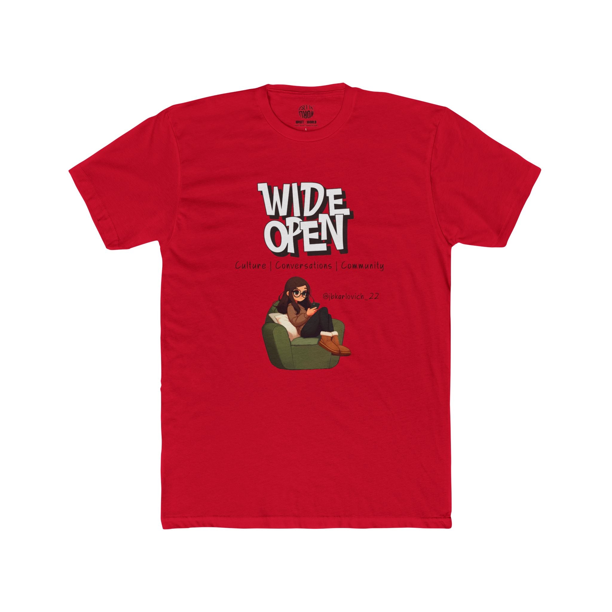 Wide Open TEAM Unisex Cotton Crew Tee -  JULIANA
