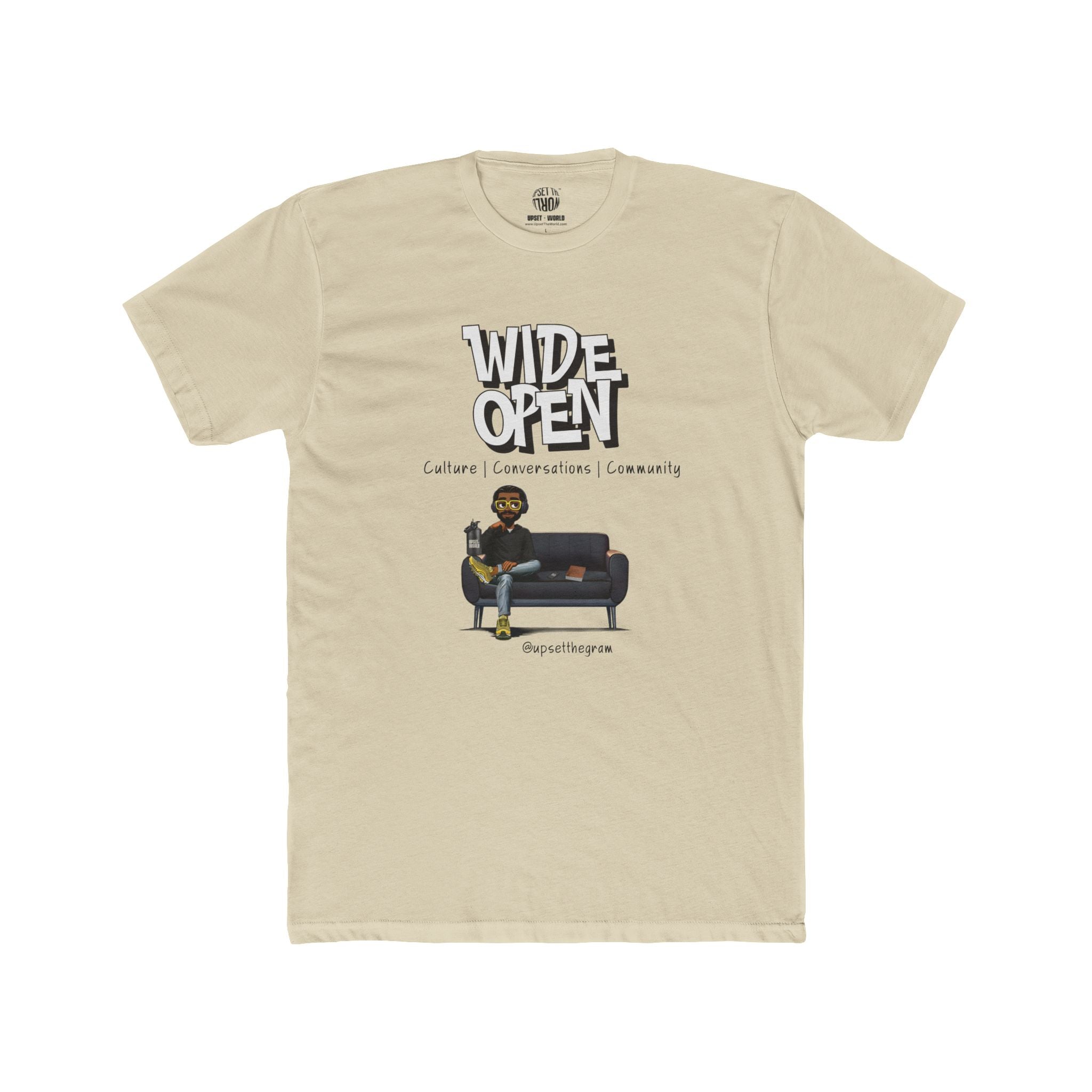 Wide Open Unisex Cotton Crew Tee  - Tim  Ross
