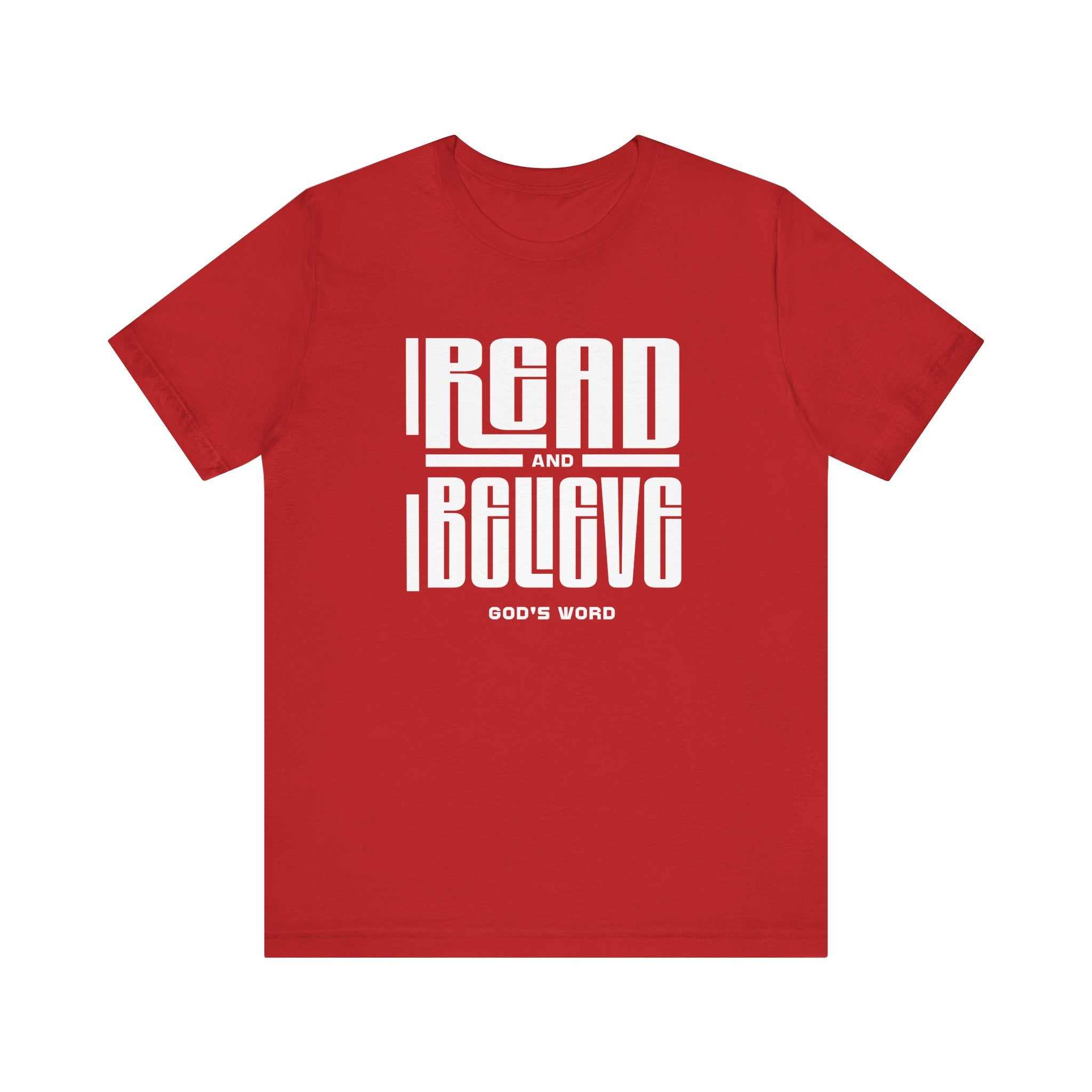 Read and Believe Unisex Jersey Tee