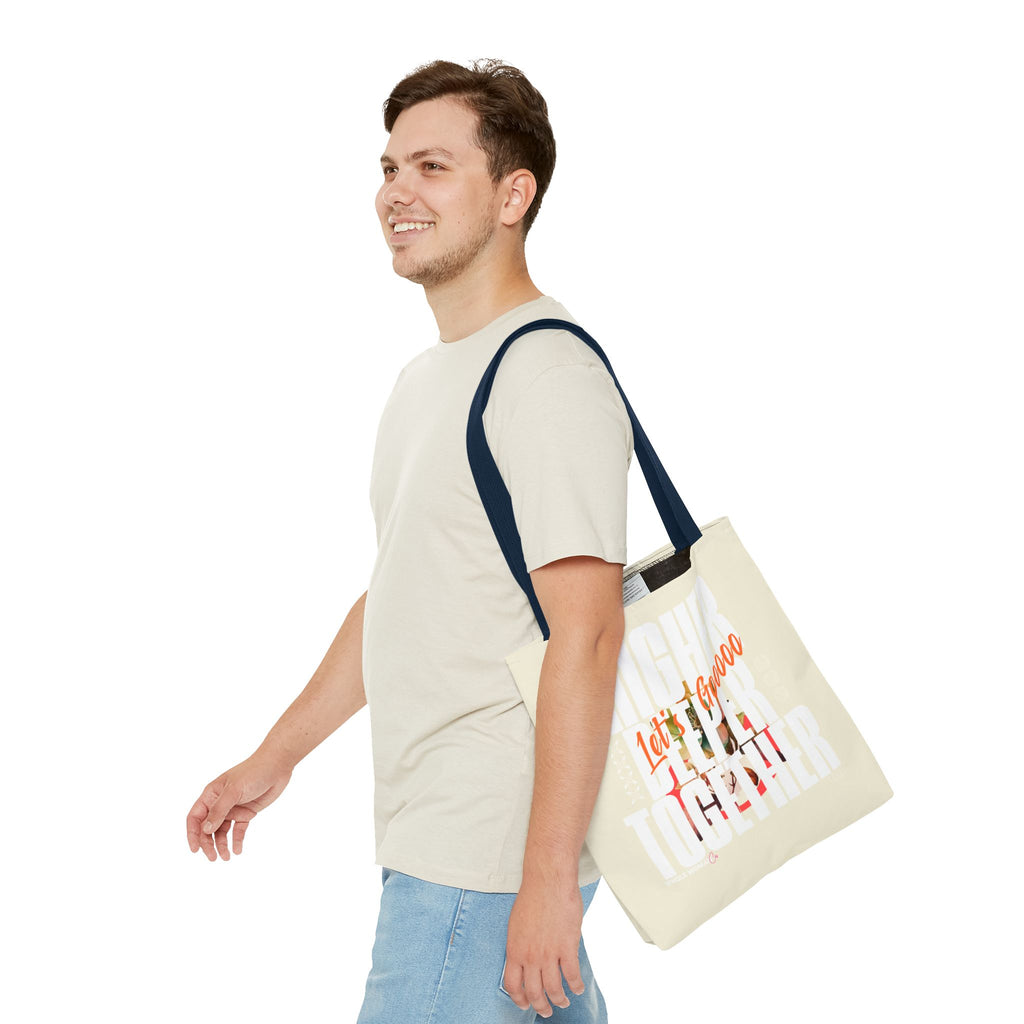 Higher Together Inspirational Tote Bag, Multiuse Carryall