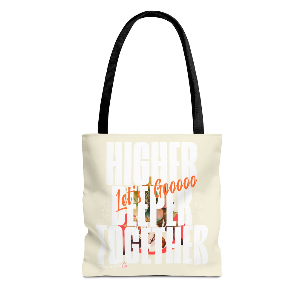 Higher Together Inspirational Tote Bag, Multiuse Carryall