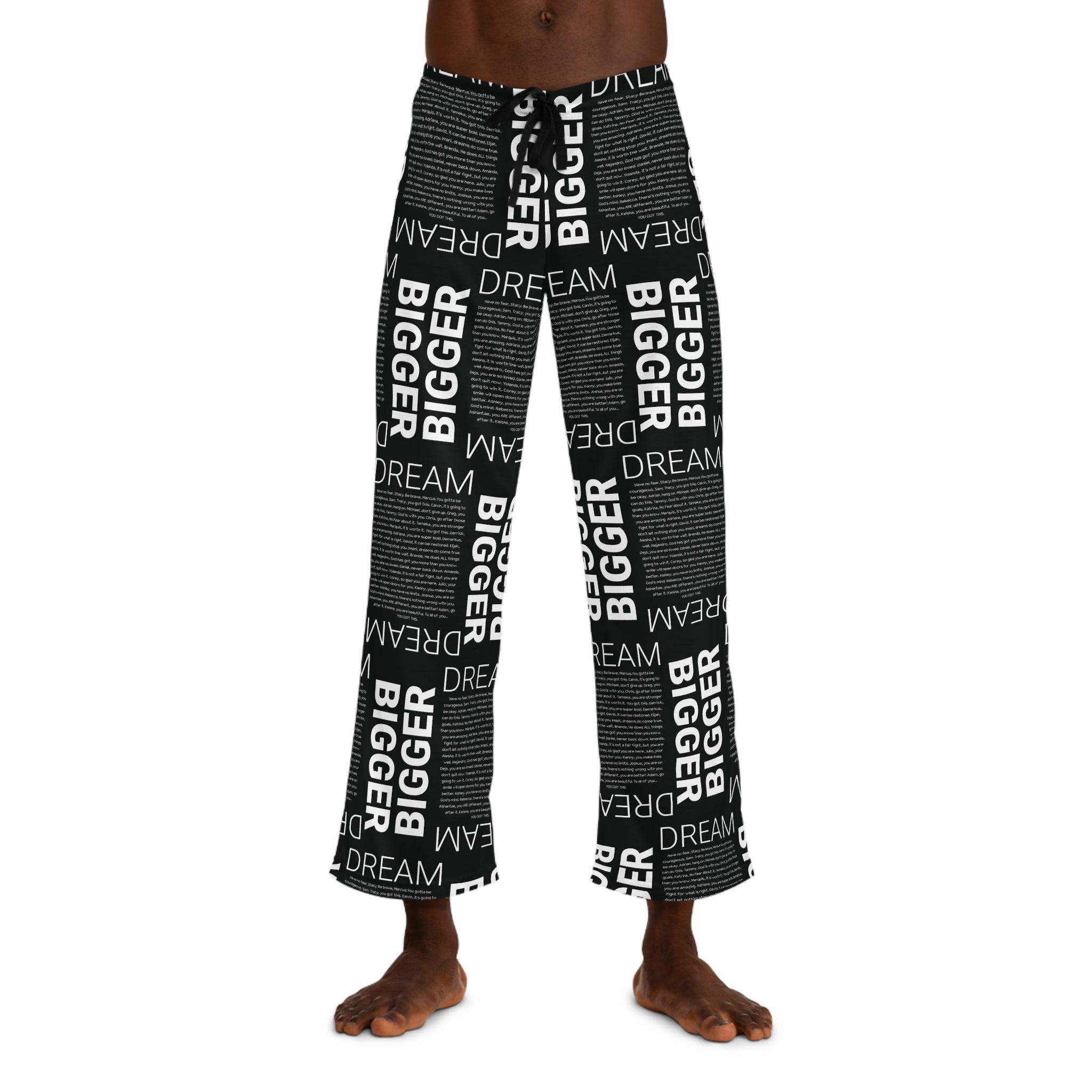 Dream Bigger Unisex Pajama pants .