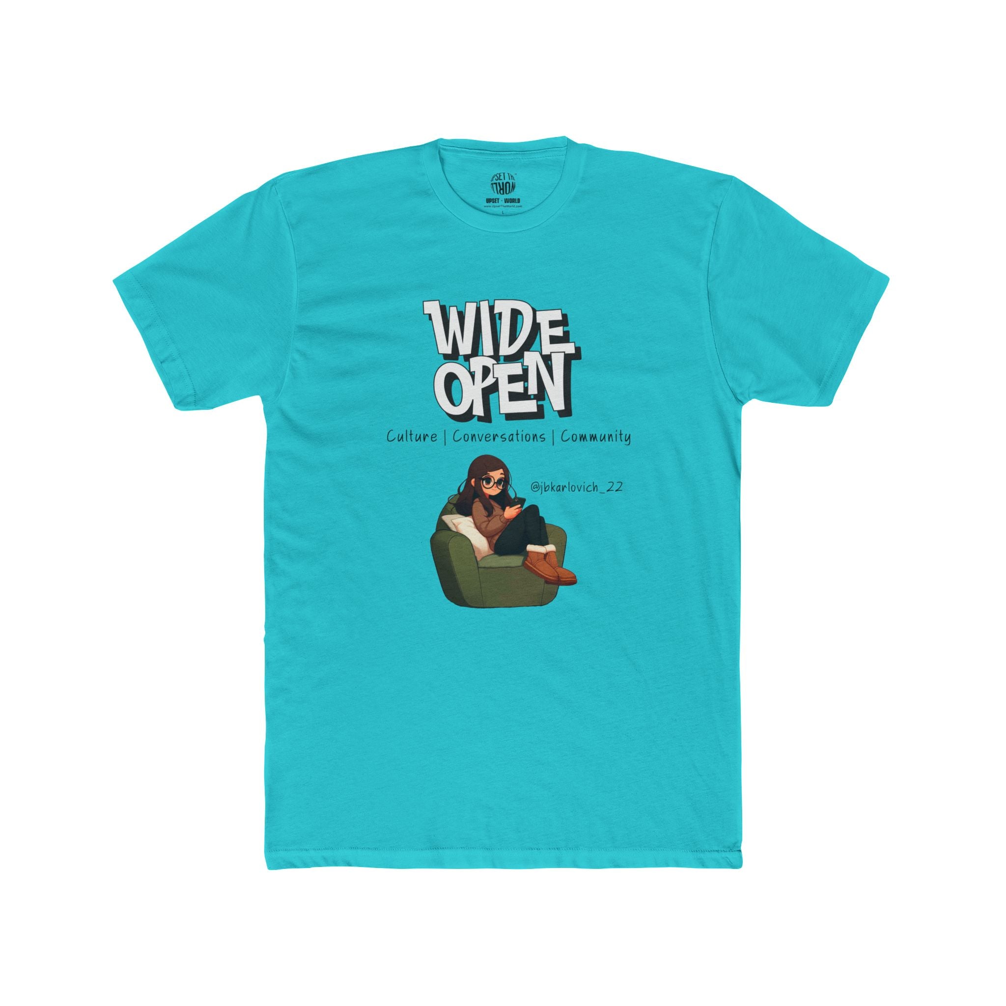 Wide Open TEAM Unisex Cotton Crew Tee -  JULIANA