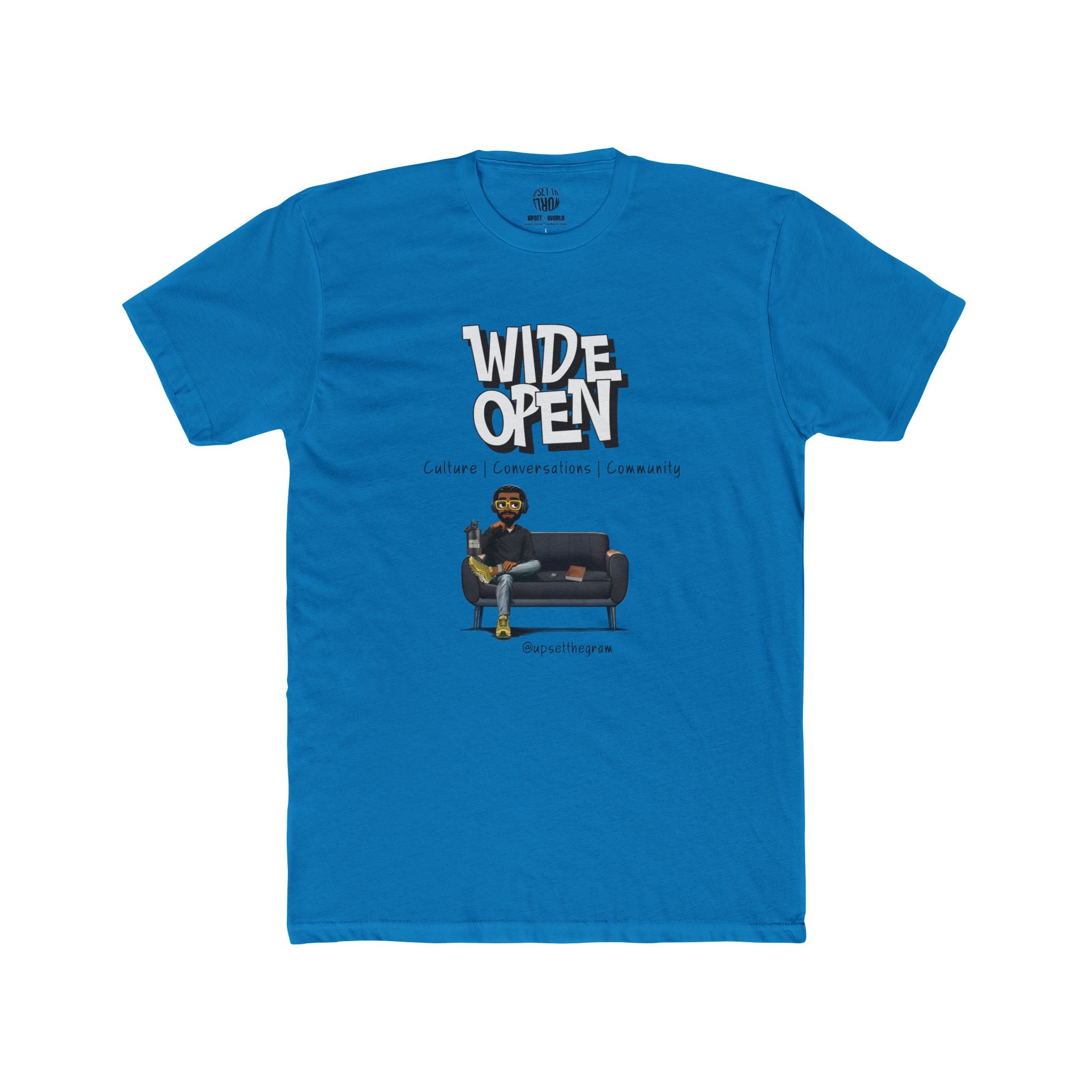 Wide Open Unisex Cotton Crew Tee  - Tim  Ross