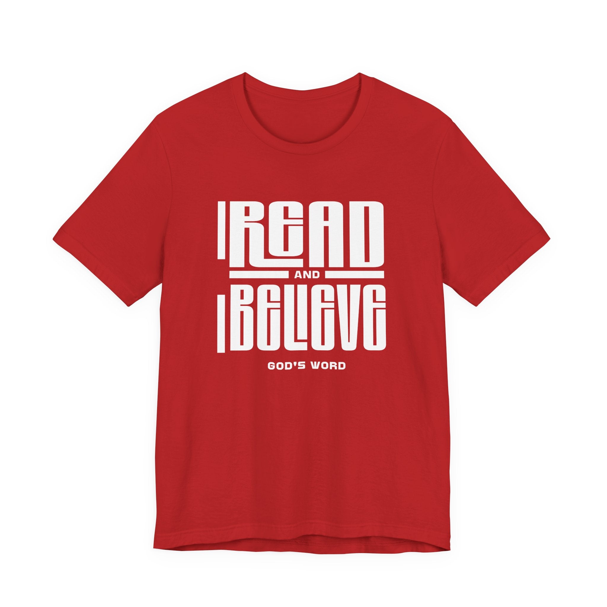 Read and Believe Unisex Jersey Tee