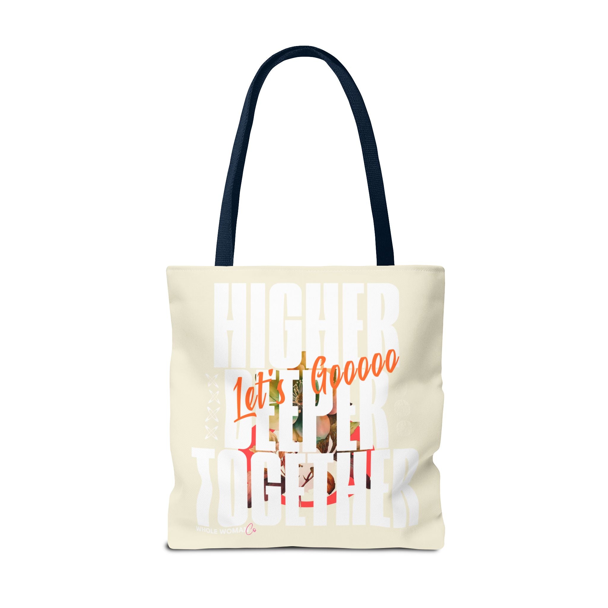 Higher Together Inspirational Tote Bag, Multiuse Carryall