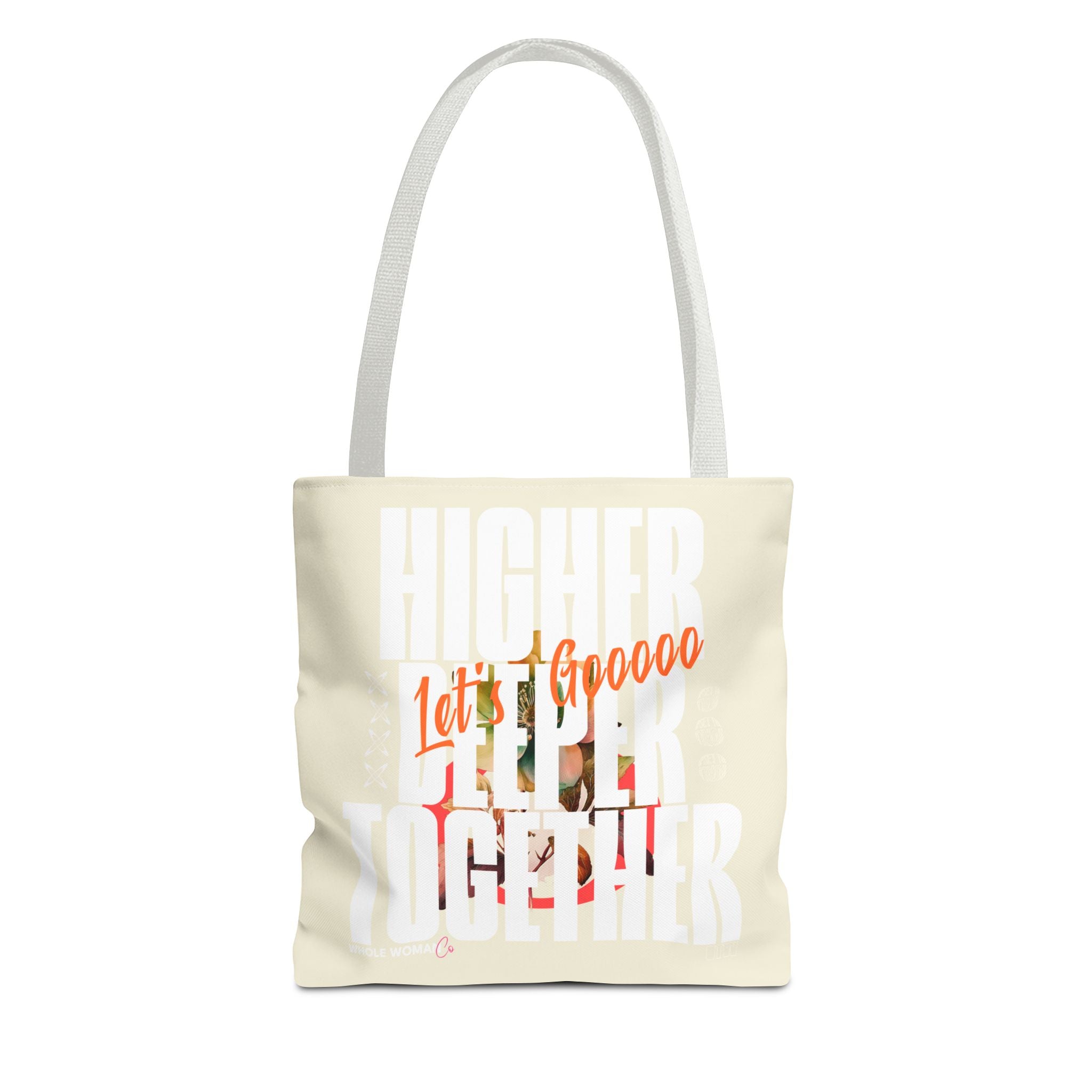 Higher Together Inspirational Tote Bag, Multiuse Carryall
